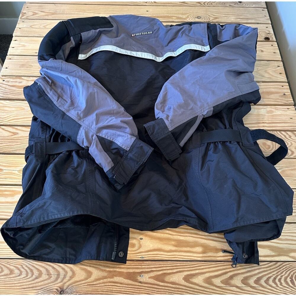 First Gear Padded Riding Jacket Size 2XL Men’s Black - Picture 2 of 9